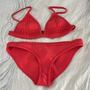 Triangl Neoprene Red Bikini